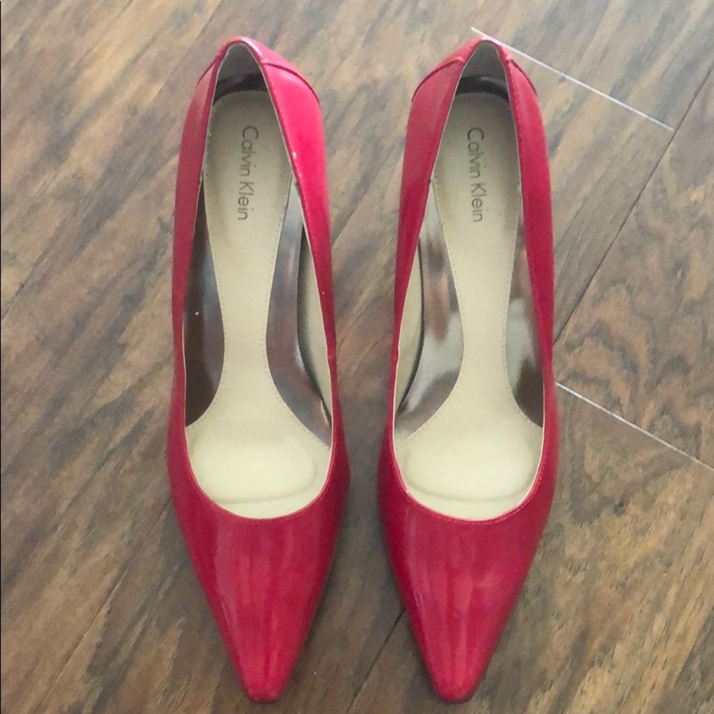 Calvin Klein Red Heels